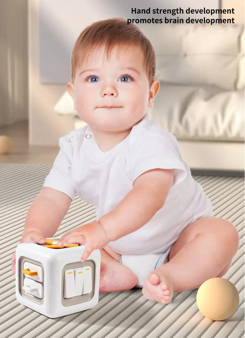SenseCube – Interactieve Sensorische Speelkubus voor Baby’s