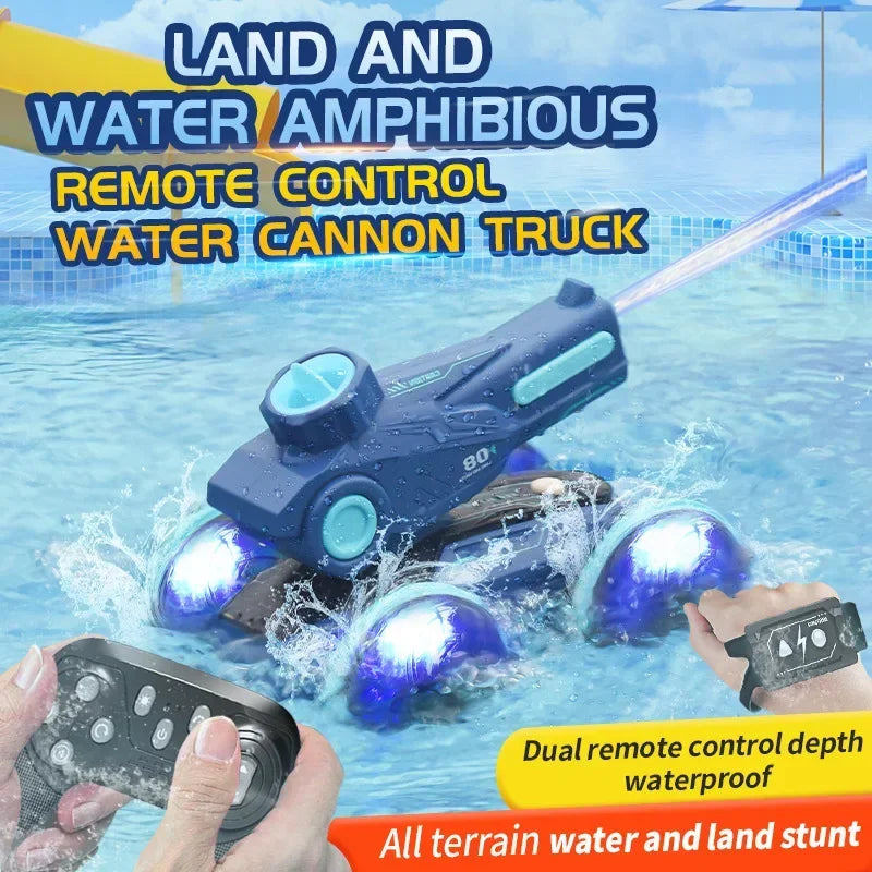 RC Amfibie Auto – Bestuurbare Water- en Landauto voor Kinderen