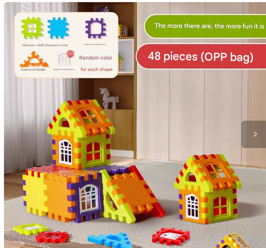 Bouwset Kind – Creatieve Bouwblokken Speelgoed (3+)