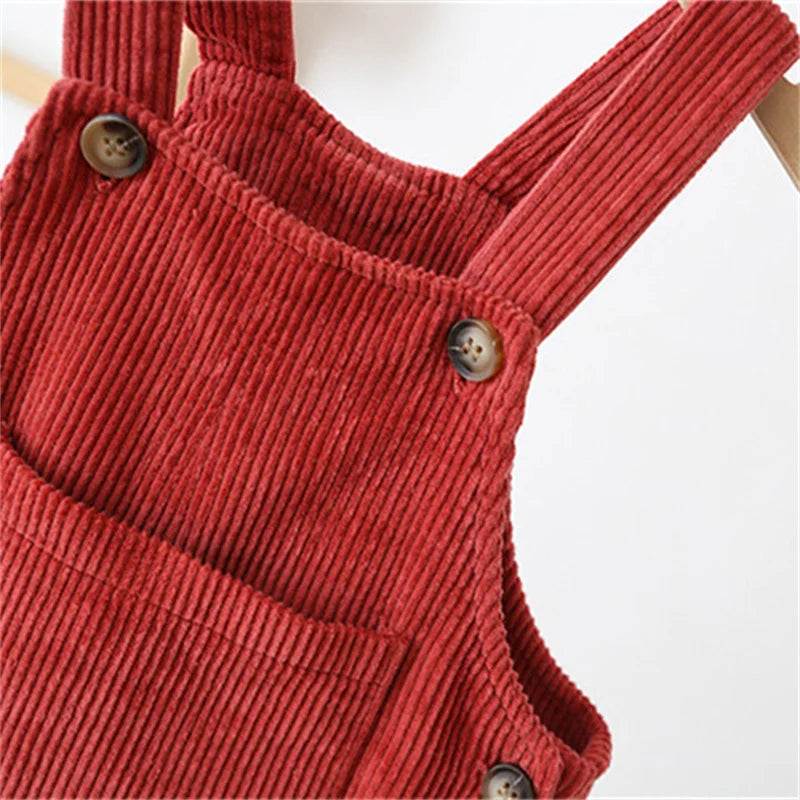 Velora Babywear Loomi Rib Overall – Unisex Baby Tuinbroek van Zacht Katoen voor Alle Seizoenen