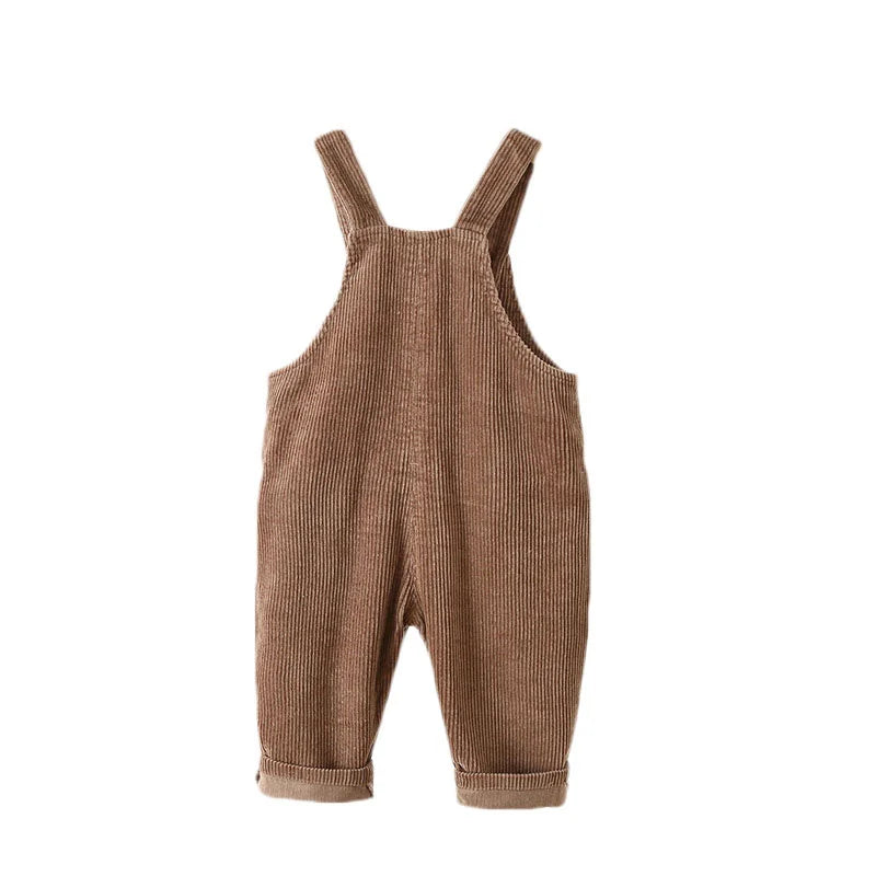 Velora Babywear Loomi Rib Overall – Unisex Baby Tuinbroek van Zacht Katoen voor Alle Seizoenen