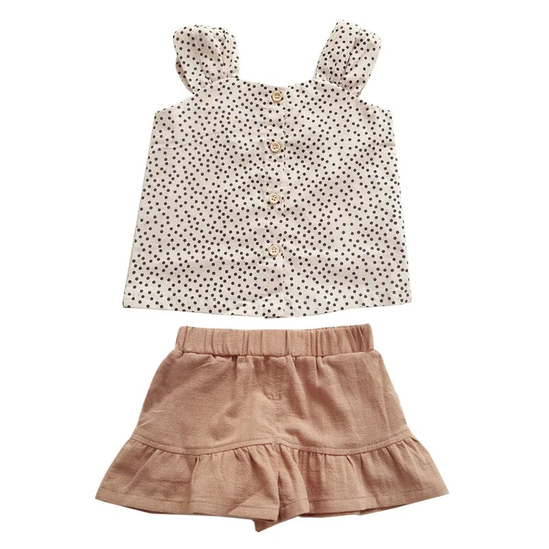 Meisjes Katoenen Zomerset – Luchtige Top & Short | 1-5 jaar