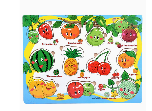 Houten Puzzel Set Kind – Educatieve Puzzels (6-in-1, 3+)