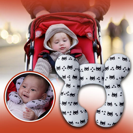 Baby Nekkussen voor Autostoel – Ergonomisch & Zacht Reiskussen (0-3 Jaar)