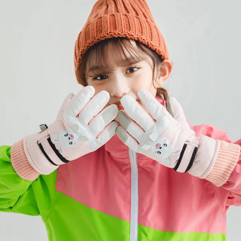 Valtrix Outdoor SnowGuard Kinder Skihandschoenen – Waterdichte Warme Winterhandschoenen voor Sneeuw en Skiën