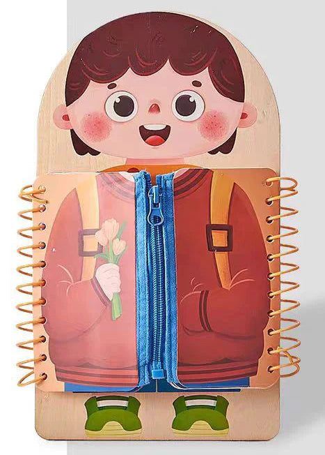 Educatief Activiteitenbord voor Kinderen – Montessori Speelgoed voor Motoriek & Zelfstandigheid (0–6 jaar)