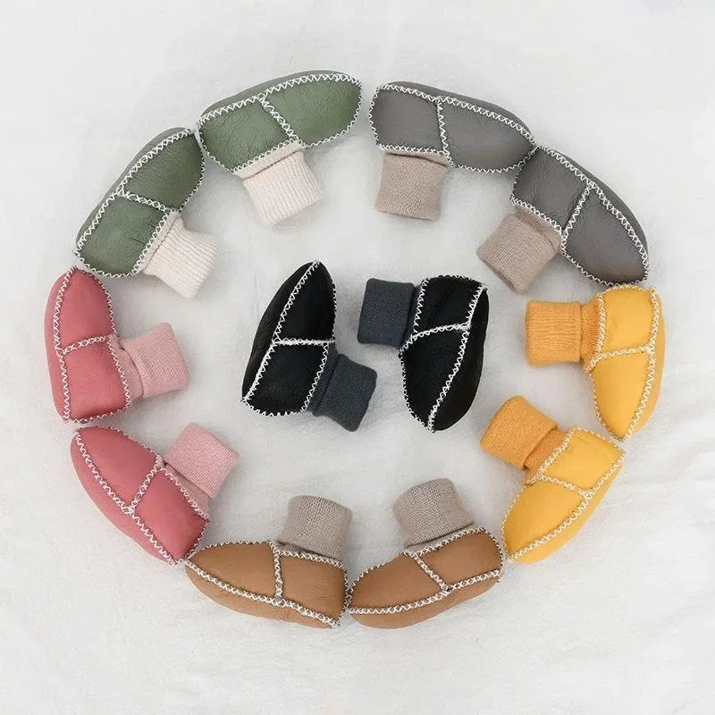 Antislip Baby Slofjes – Warme Babyschoenen voor Eerste Stapjes | 0-14 Maanden