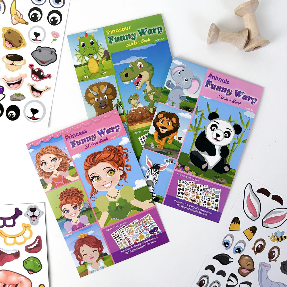 Plakidoo StoryFaces – Herbruikbaar Stickerboek voor Kinderen | Creatief Speelgoed voor Thuis & Onderweg
