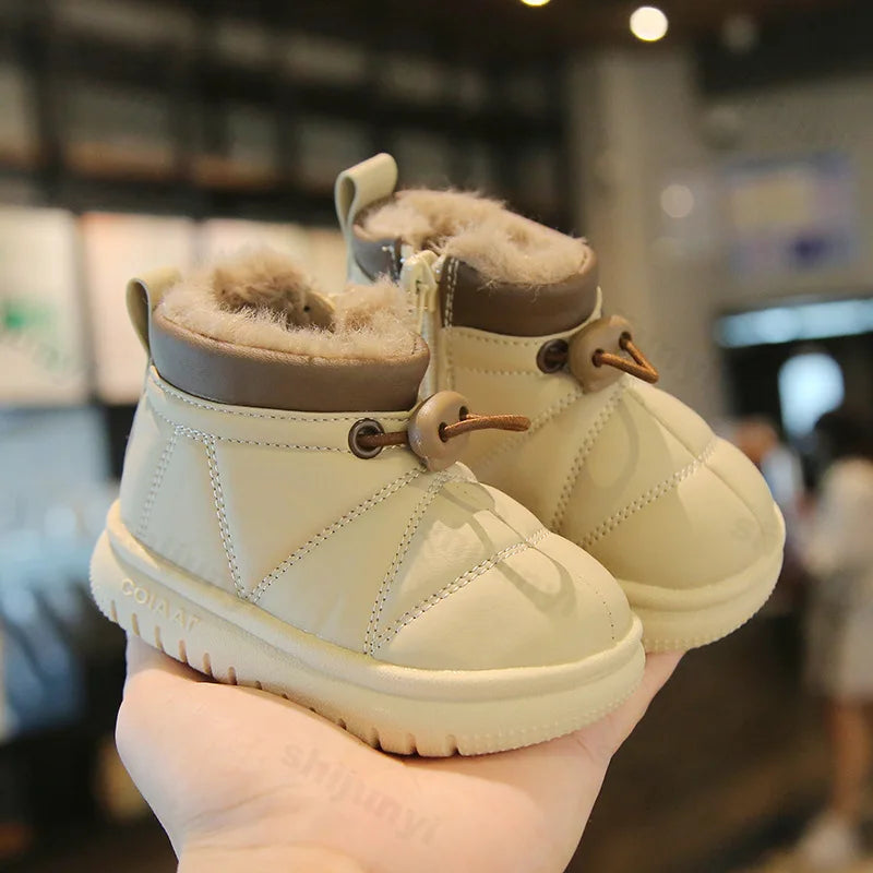 Nordiva Kids FrostStep Kinder Winterschoenen – Warme Antislip Winterlaarsjes voor Baby en Peuter