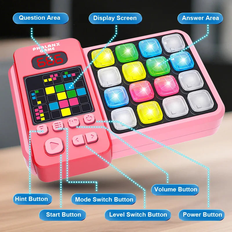 Rhythora TapRush Spelconsole – Ritmisch Reactiespel & Concentratie Trainer