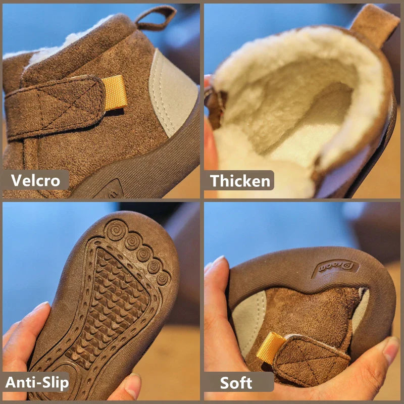 SnugSteps Warme Baby & Peuter Winterlaarsjes – Antislip, Gevoerd & Makkelijk Aan – Ideaal voor Koude Dagen