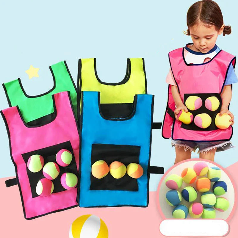 CatchCrew Actief Teamspel Vest – Klittenband Vangspel voor Kinderen – Buitenspeelgoed voor Beweging & Samen Spelen