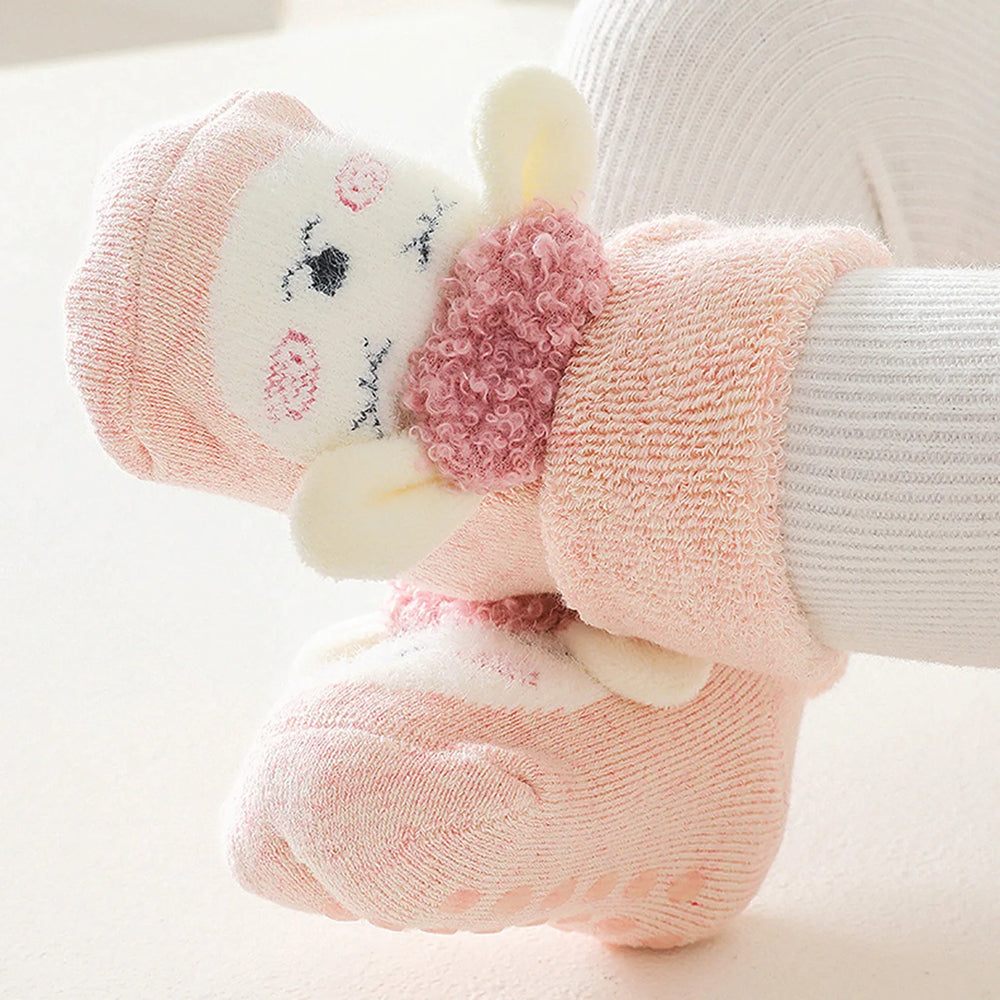 Anti-Slip Babysokken – Zachte, Warme Sokken voor Kruipen & Eerste Stapjes | Unisex