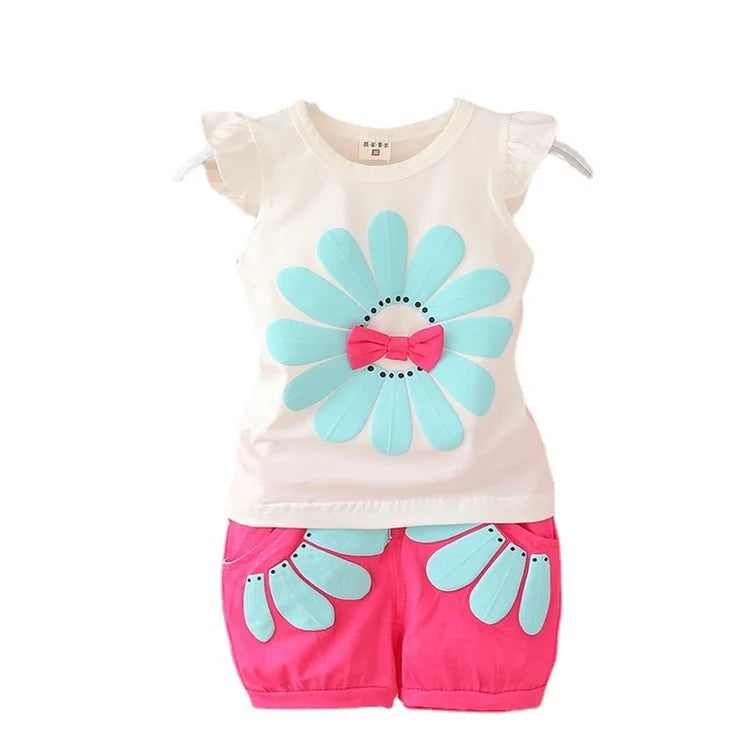 SunnySprout Baby Zomeroutfit – Ademend Katoenen Setje voor Baby’s & Peuters (0–6 jaar)
