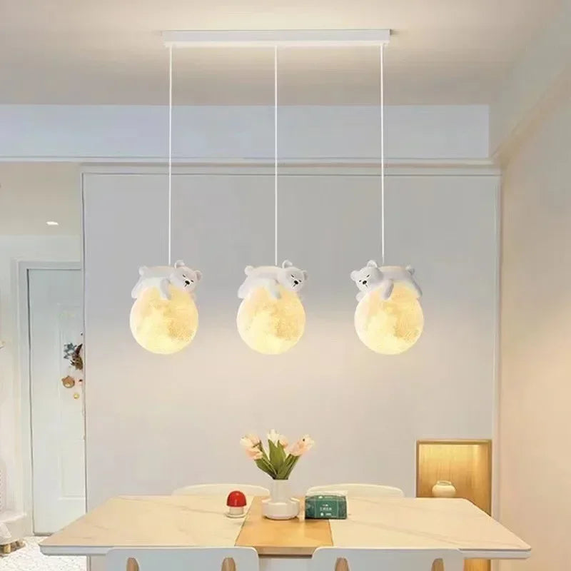 Kinderkamer Hanglamp Beer of Konijn – Warm LED Licht Babykamer