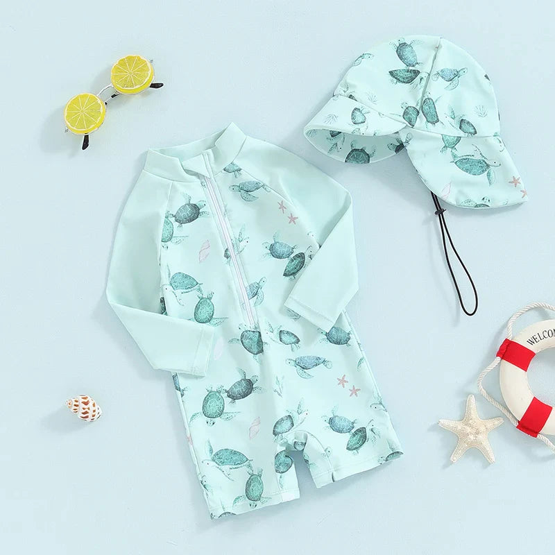 Baby UV Zwemset met Hoed – UV Zwemkleding
