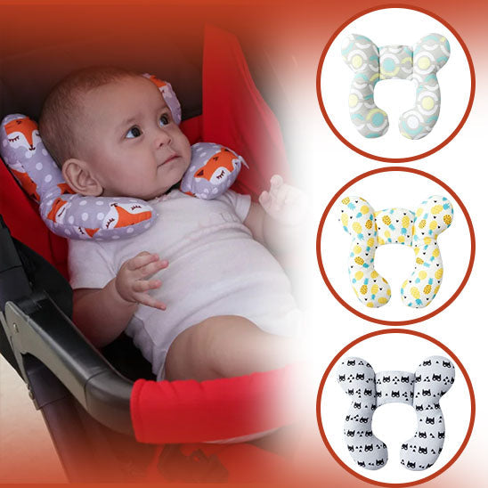 Baby Nekkussen voor Autostoel – Ergonomisch & Zacht Reiskussen (0-3 Jaar)
