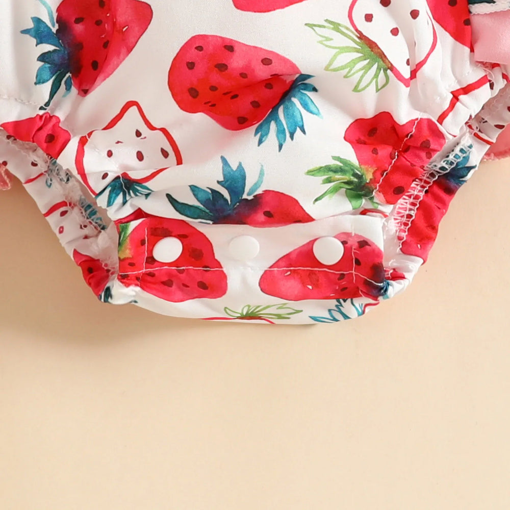 SunnyBloom Baby Zomerset – Comfortabel & Schattig Rompertje voor Meisjes 0-18m