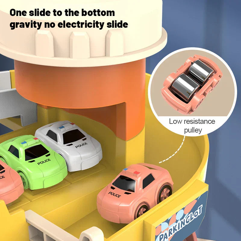 Speelgoed Parkeergarage – Autotoren met Glijbaan & Verdiepingen