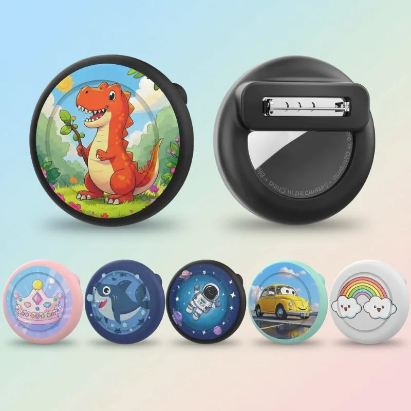 Verborgen AirTag Hoesje voor Kinderen – Discreet Broche Design