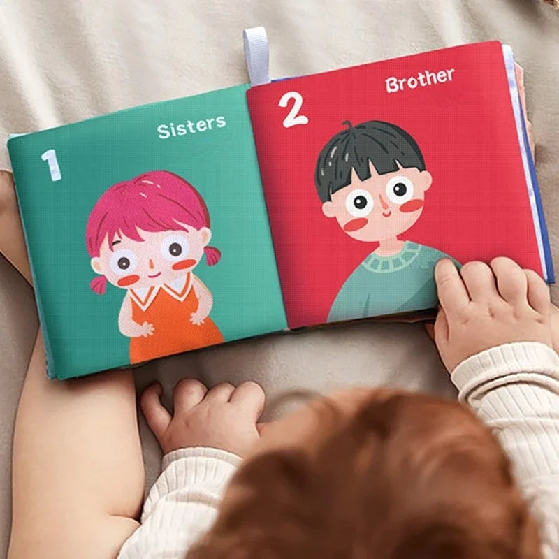 Nuvello SensorySoft Baby Voelboek – Zacht Knisperboek voor Baby’s 0–36 Maanden, Sensorisch Babyspeelgoed