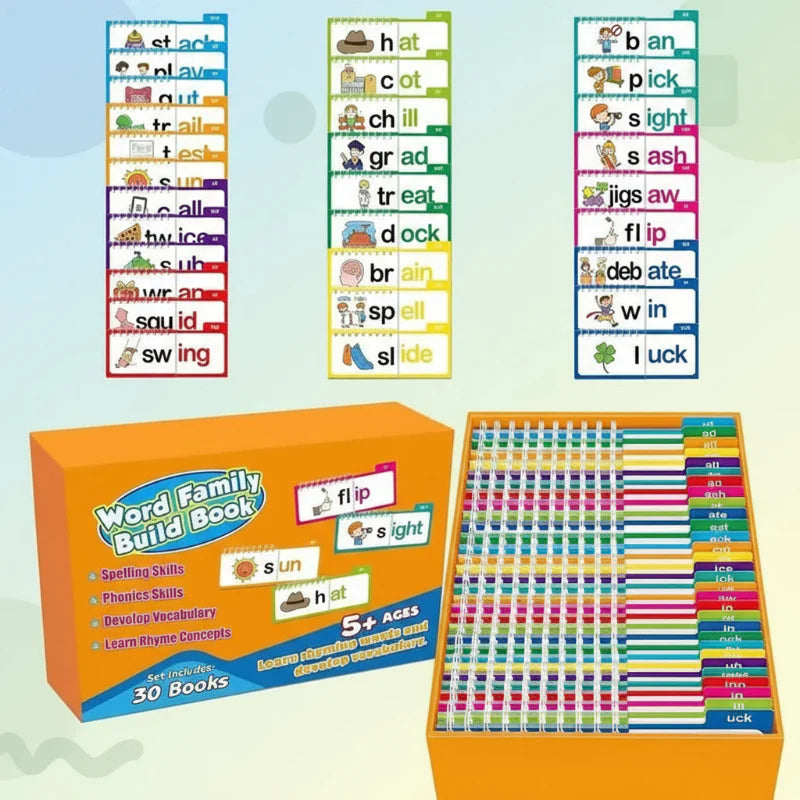 Leerlezen Set Kinderen – Engelse Woordjes met Flipboeken & Flashcards