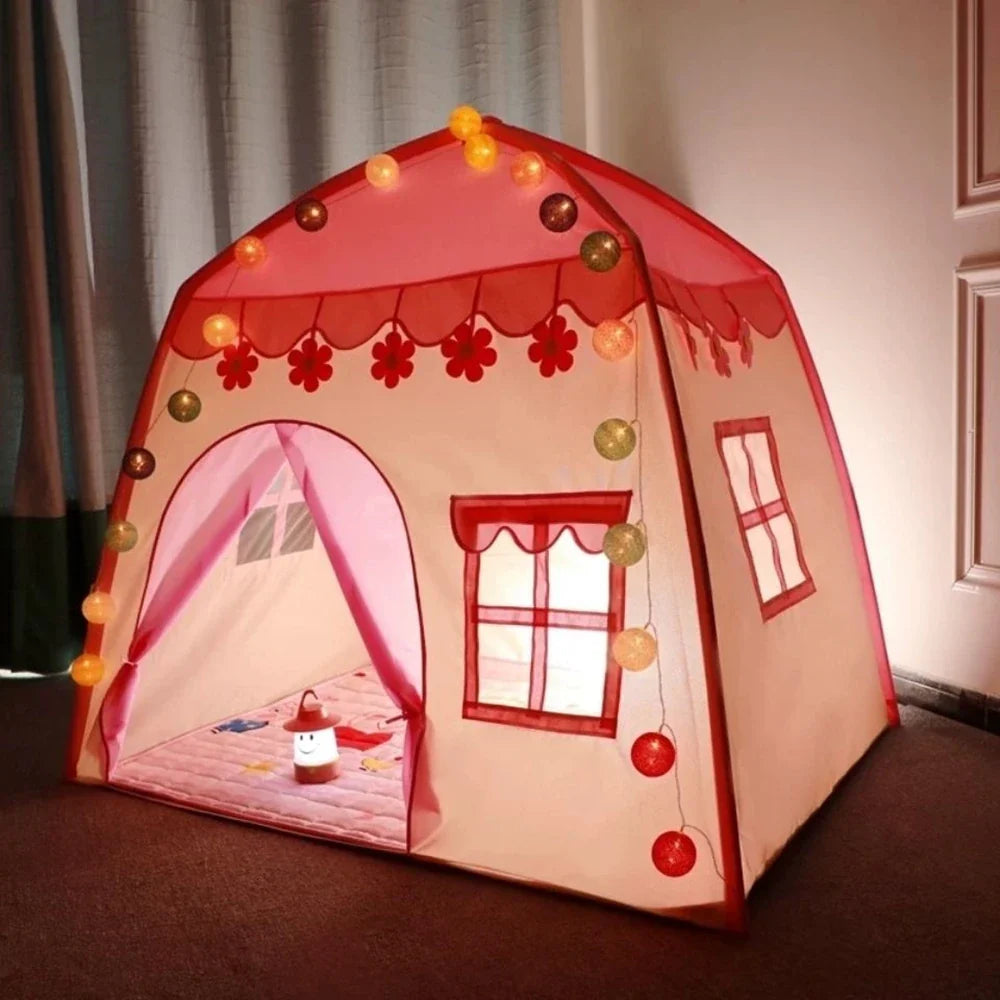Dreamora Princess Tipi Speeltent – Opvouwbaar Kasteel Speelhuis voor Kinderen