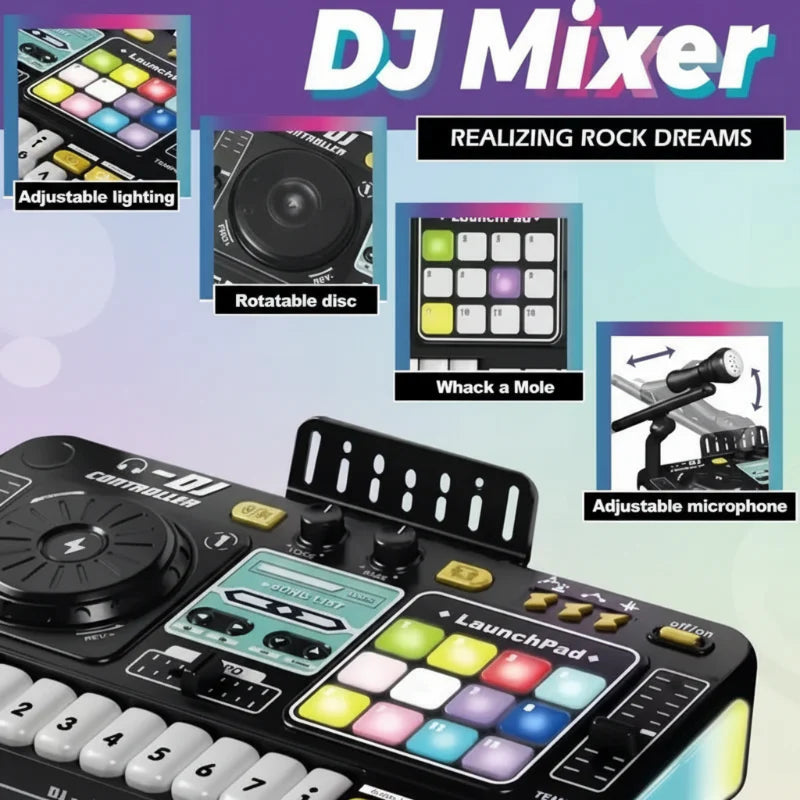 DJ Mixer Speelgoed Kind – Muziek & Beat Maker met Licht