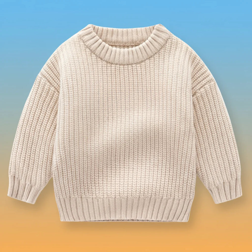 Veluro Kids CozyNest Kindertrui – Warme Gebreide Wintertrui voor Baby & Peuter (Maat 66–130)