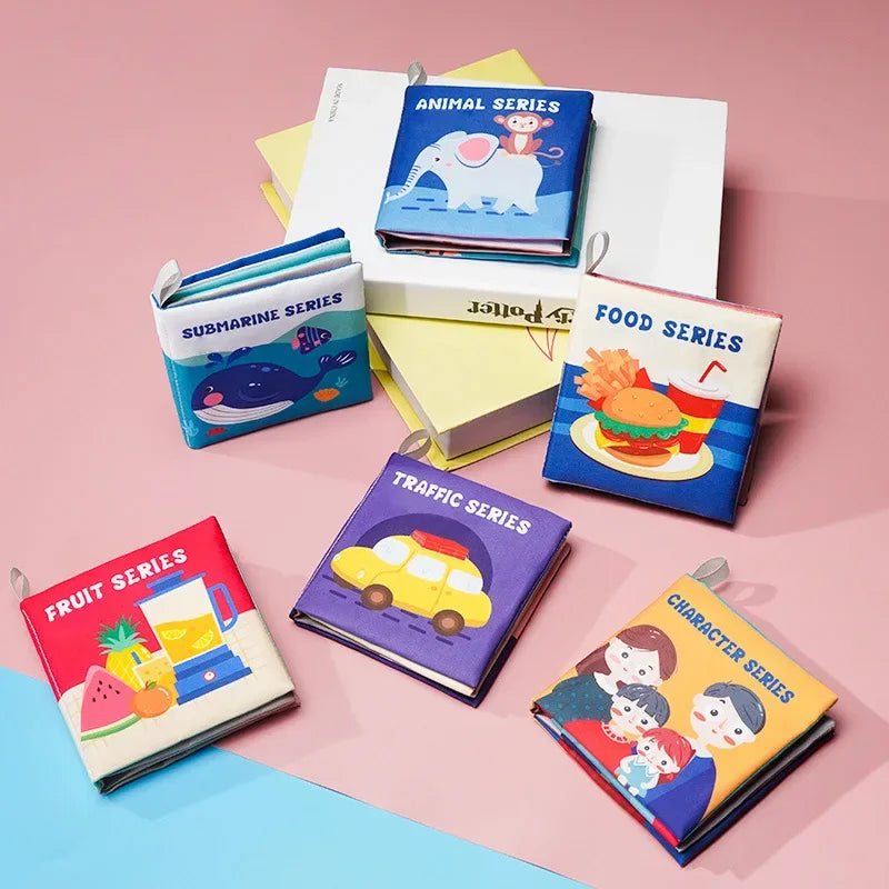 Nuvello SensorySoft Baby Voelboek – Zacht Knisperboek voor Baby’s 0–36 Maanden, Sensorisch Babyspeelgoed