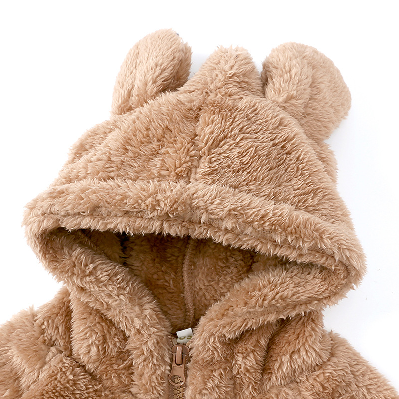 Fuzzle Kids Teddy Jas – Warme Kinderjas Herfst/Winter Unisex Wol Teddy Trend
