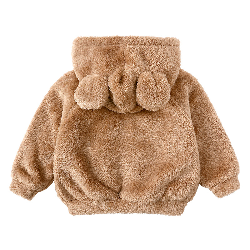 Fuzzle Kids Teddy Jas – Warme Kinderjas Herfst/Winter Unisex Wol Teddy Trend
