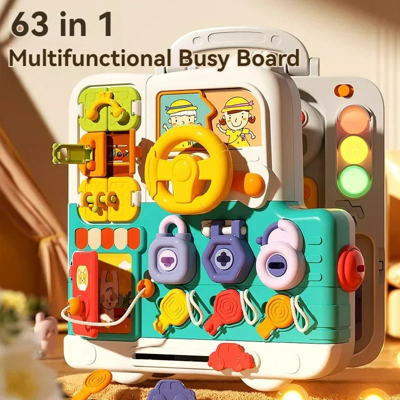 Interactief Educatief Activiteitenbord voor Kinderen | Stimuleert Motoriek & Leren – CurioBoard van PlayRoots