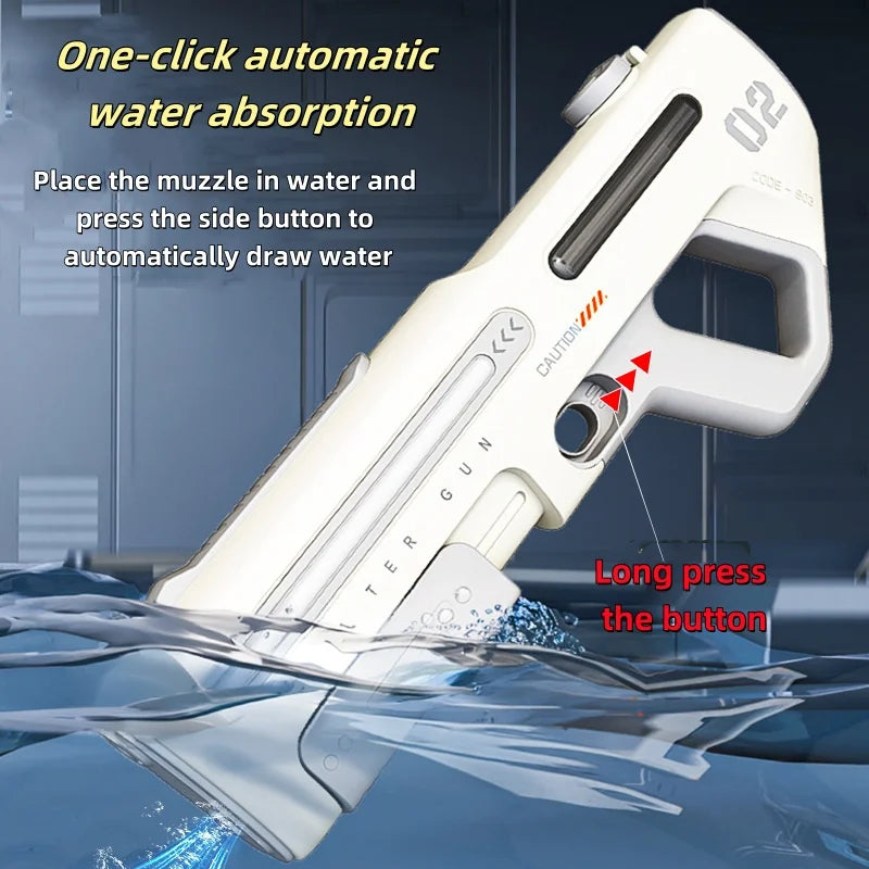 Elektrisch Waterpistool – Waterblaster met Grote Watertank (Oplaadbaar)