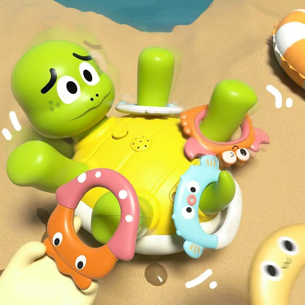 Splashino AquaSpin Bad Schildpad – Interactief Badspeelgoed met Water Spuit & Draai Functie voor Kinderen