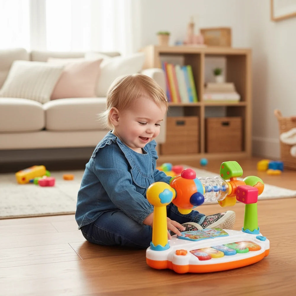 Baby Muziek Speelgoed – Interactieve Piano met Geluid & Activiteiten (0+)