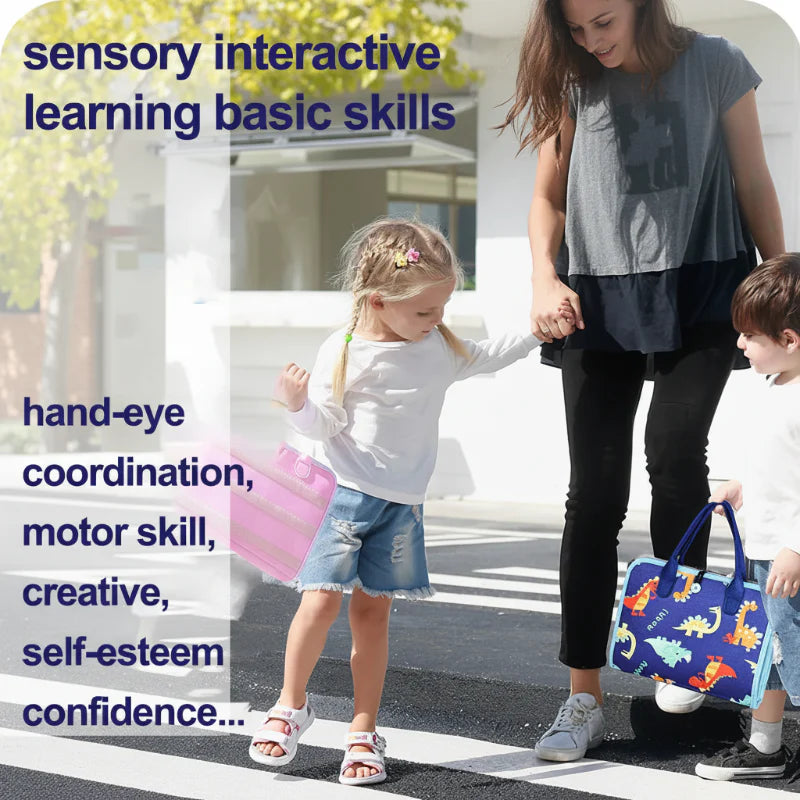 Busy Board Montessori – Activiteitenbord voor Peuters 7-in-1