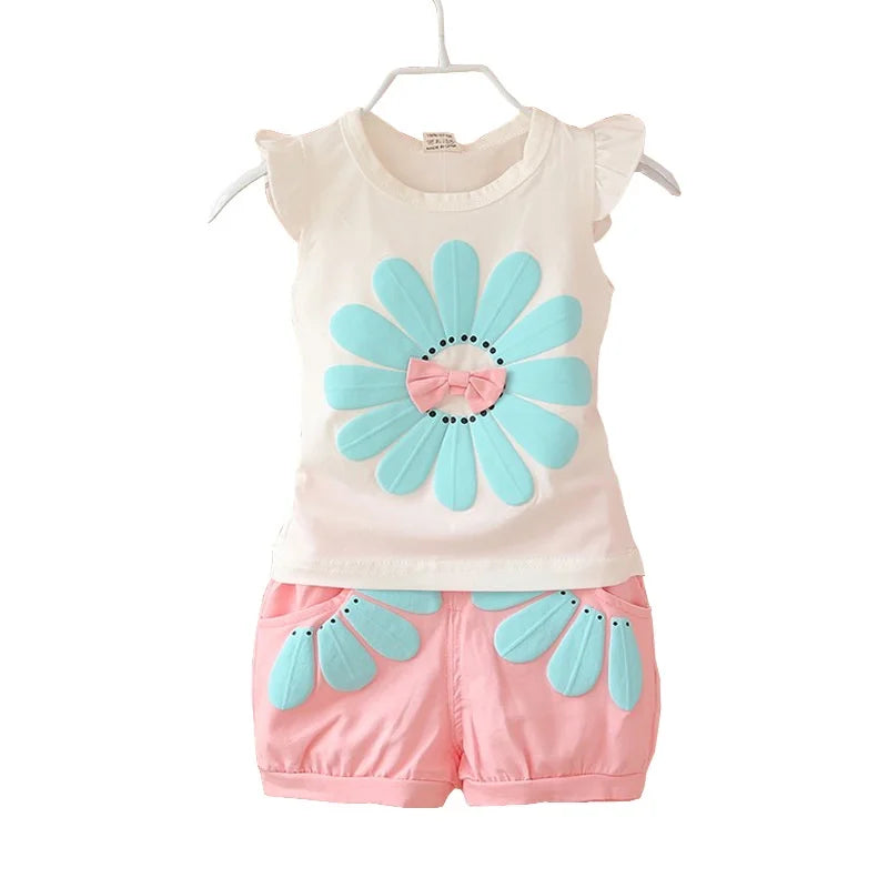 SunnySprout Baby Zomeroutfit – Ademend Katoenen Setje voor Baby’s & Peuters (0–6 jaar)