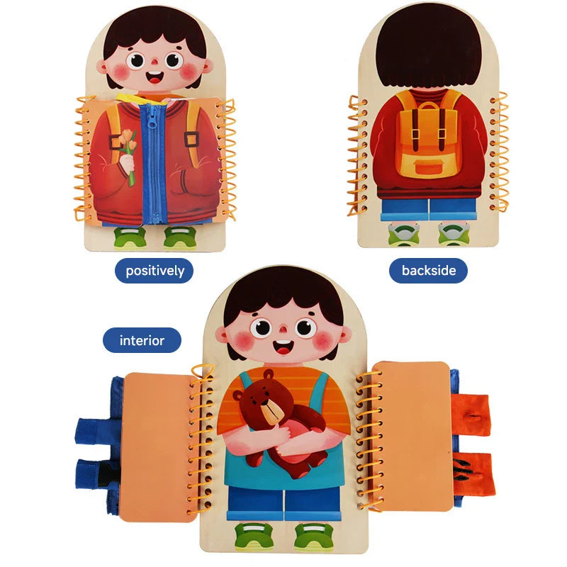 Educatief Activiteitenbord voor Kinderen – Montessori Speelgoed voor Motoriek & Zelfstandigheid (0–6 jaar)