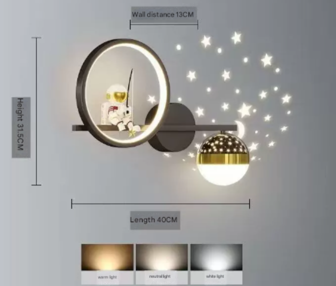 Astronaut Nachtlamp – Sterrenprojector voor Baby & Kinderkamer
