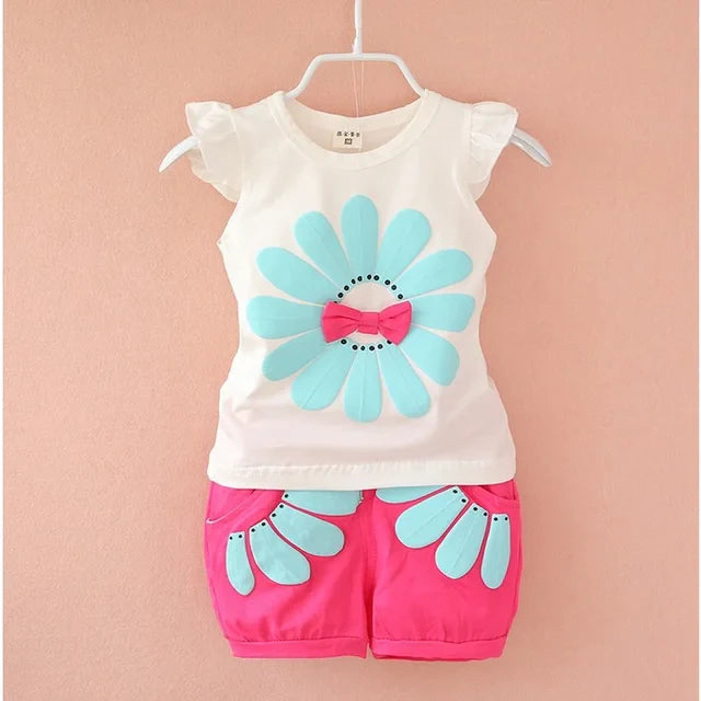 SunnySprout Baby Zomeroutfit – Ademend Katoenen Setje voor Baby’s & Peuters (0–6 jaar)