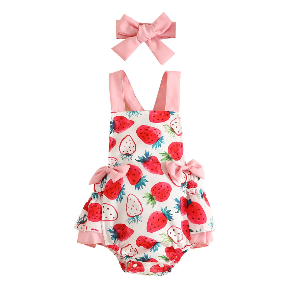 SunnyBloom Baby Zomerset – Comfortabel & Schattig Rompertje voor Meisjes 0-18m