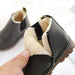 Chelsea boots kinderen gevoerd met zijrits – kunstleer, antislip rubberzool | kinderlaarsjes