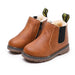 Chelsea boots kinderen gevoerd met zijrits – kunstleer, antislip rubberzool | kinderlaarsjes
