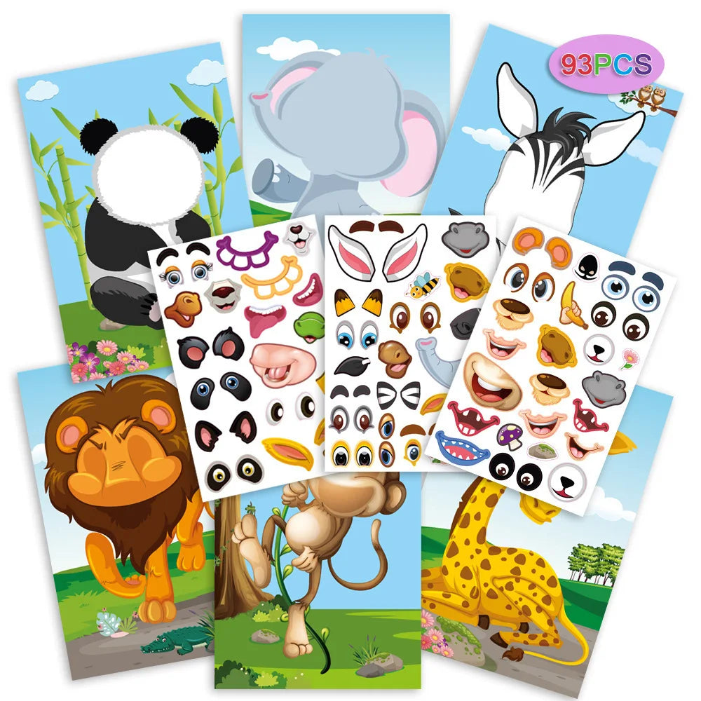 Plakidoo StoryFaces – Herbruikbaar Stickerboek voor Kinderen | Creatief Speelgoed voor Thuis & Onderweg