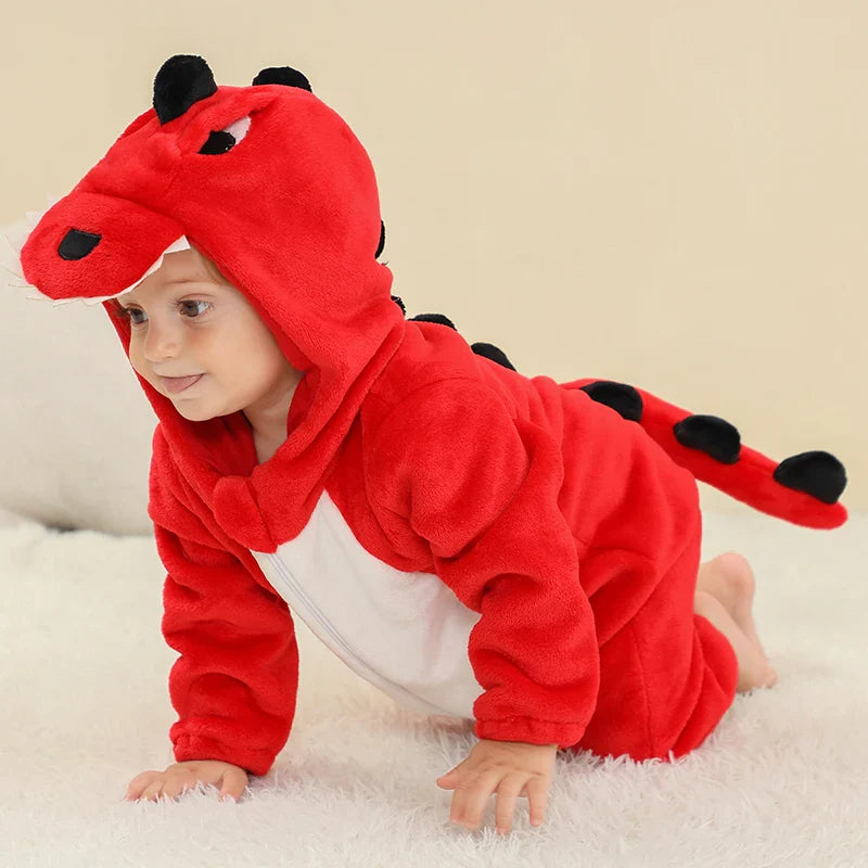 Snorrelie FrostFox – Warme Baby & Peuter Pyjama | Zachte Winter Slaapoverall voor Comfortabele Nachten
