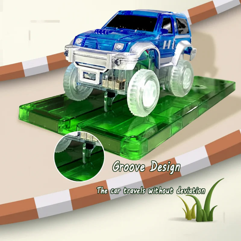Kinetrix Play Voltigo BuildRail – Magnetische Bouwset met Elektrische Racebaan voor Creatief en Technisch Spel