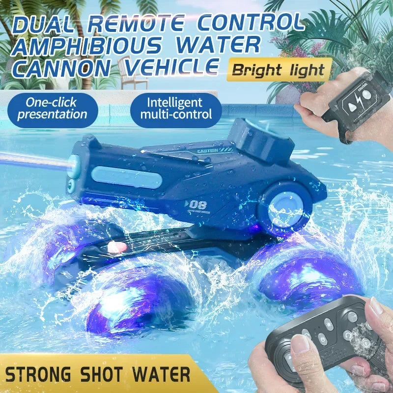 RC Amfibie Auto – Bestuurbare Water- en Landauto voor Kinderen
