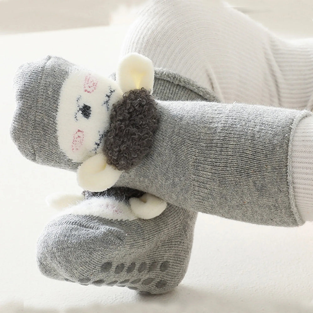 Anti-Slip Babysokken – Zachte, Warme Sokken voor Kruipen & Eerste Stapjes | Unisex