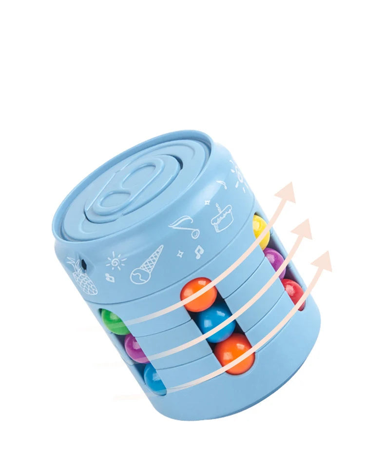 SpinMind Cube – Stressverlichting & Focus Trainer | Educatieve Fidget Kubus voor Kinderen & Volwassenen